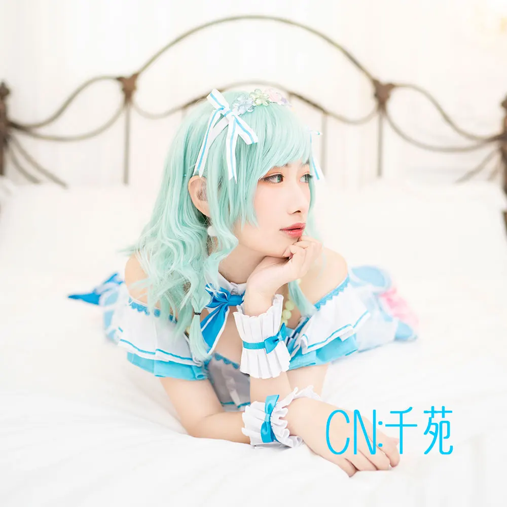 CGCOS Косплэй костюм Bang Dream! Пастельные * палитры МАРУЯМА осветить Hikawa Hina платья