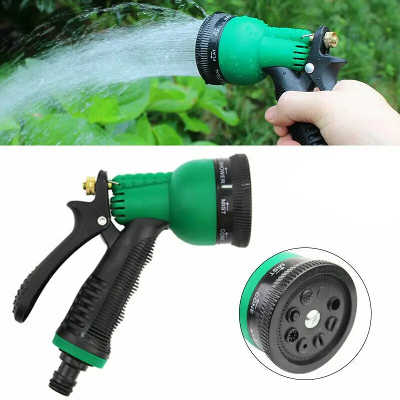 Поливочный шланг Регулируемый пистолет-распылитель головок Полив сада