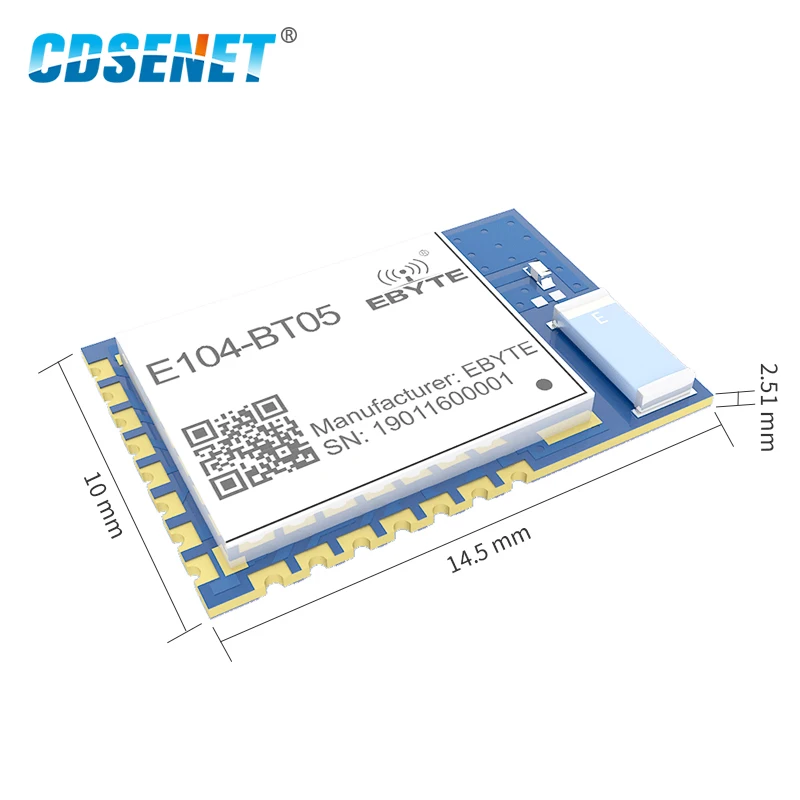 E104-BT05 TLSR8266 2 4 ГГц BLE4.2 UART беспроводной модуль приемопередатчика SMD Bluetooth AT Command Slave
