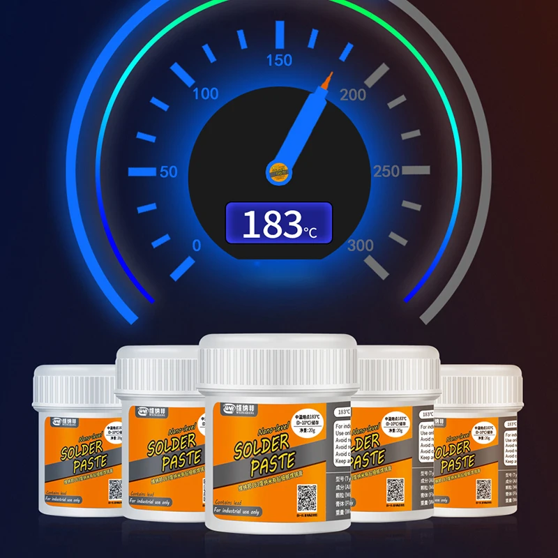 20 г пайки оловом пастообразный флюс без чистки 183 точка плавления сварочный для