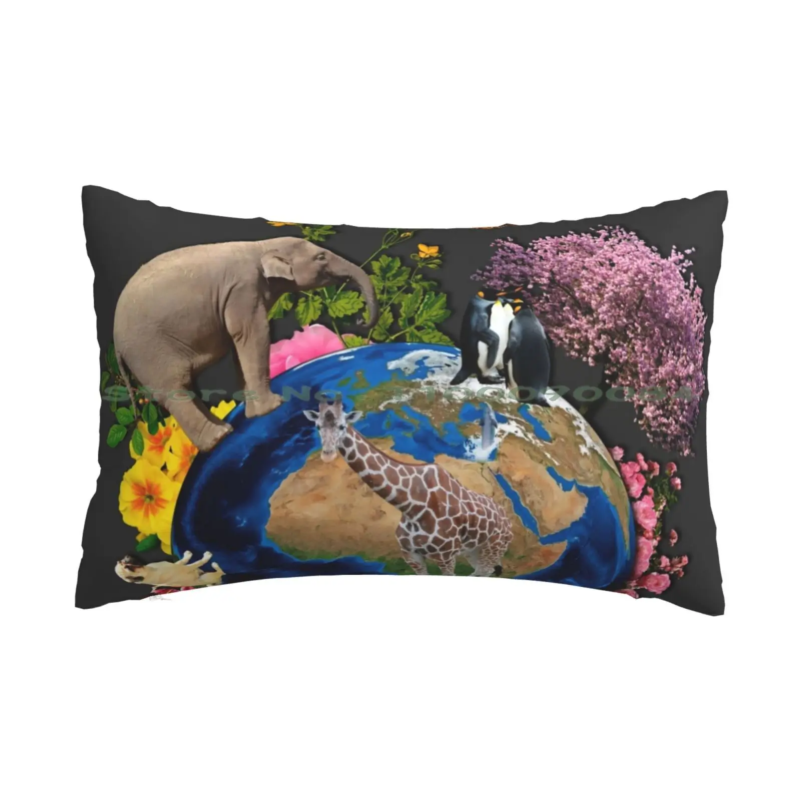 

Чехол с подушкой 20x30 50*75, чехол для дивана, спальни, мира, земли, планеты, мамы, природа, цветы, деревья, растения, животные, тигр, собака, жираф