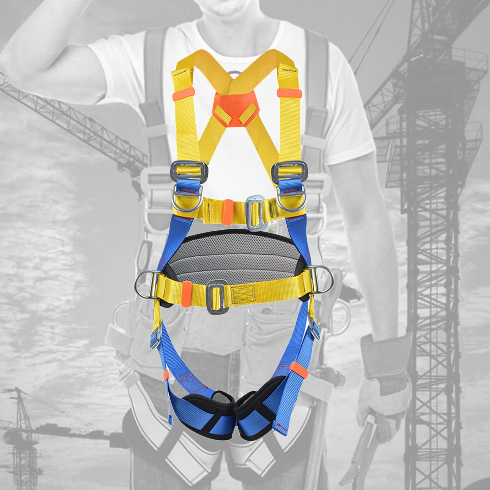 

Safety Rock Climbing Harness Fall Protection Climbing Outdoor Rappelling