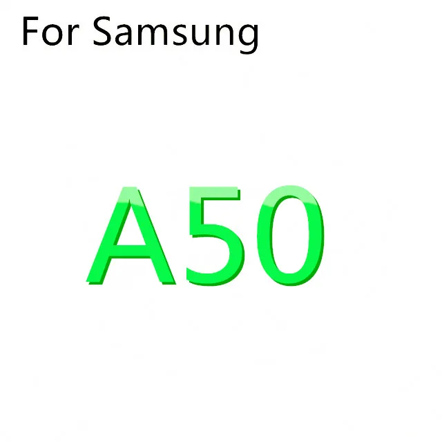 For A50 Жидкостный Мягкий силиконовый чехол для телефона для Samsung Galaxy S8 S9 S10 плюс S7 край J4 J6 J8 A6 A7 A8 A9 J3 J5 J7 A3 A5 A7 - Цвет: For A50