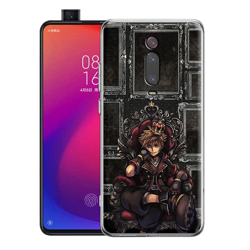 Kingdom Hearts Silicone Case for Xiaomi MI Note 10 A3 A2 A1 9T 9 8 6 Max 3 SE Pro Lite Pocophone F1 | Mobile Phone Cases &amp Covers
