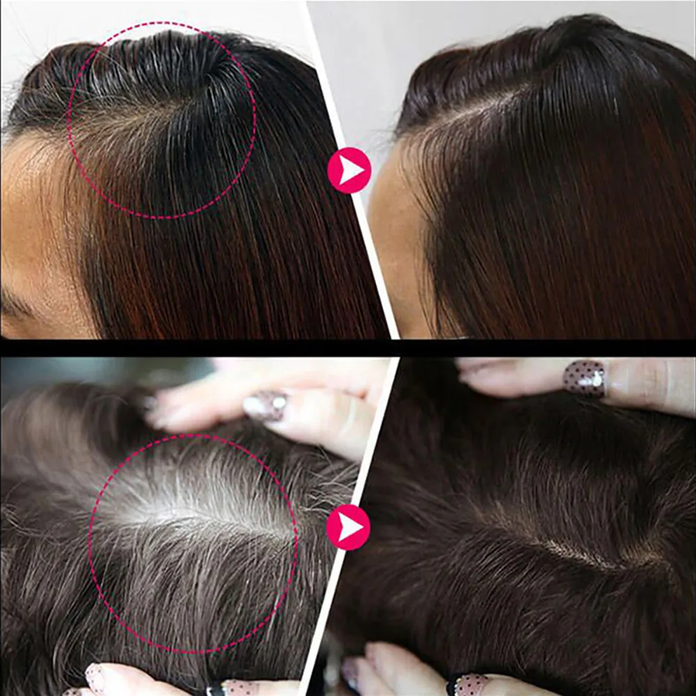 Hair Color One-Time Pen 100% Natural Gray Coverage Root New Fast Temporary Dye Cover Up White Colour | Красота и здоровье