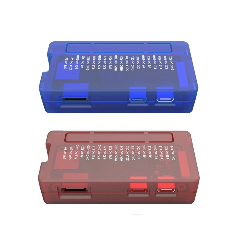 2 шт. Abs защитный чехол для Raspberry Pi Zero/W/Wh 1 красный и синий|Сумки фото-/видеокамеры| |