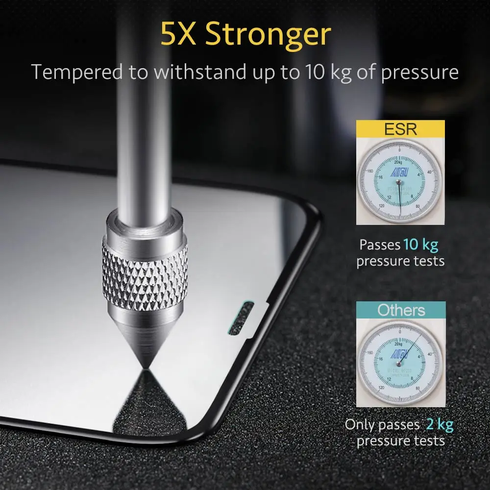 Защитное стекло ESR для iPhone 11 Pro Max X XS 8 7 полное покрытие экрана защита от синих