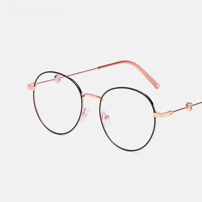 

Women Myopia Glasses Anti Blue Light Round Frame Glasses Vintage Glasses Female Fashion Retro Reading Glasses Computer Glasses