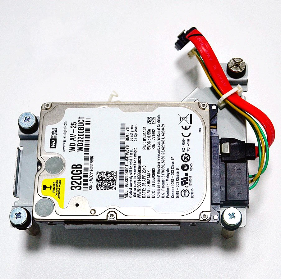 KM разборка WD3200BUCT 320GB 320G HDD жесткий диск для Konica Minolta C224 284 364 454 554 654 копировальная