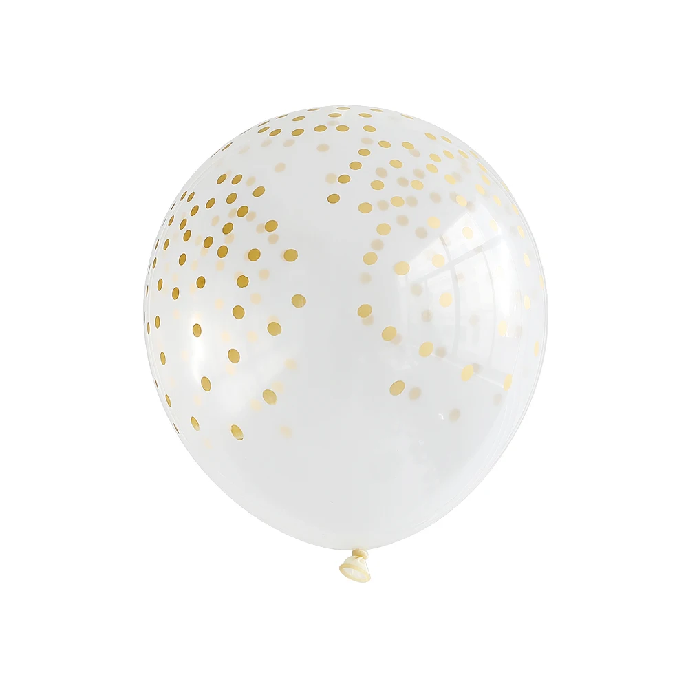 

147pcs Black Gold Balloon Garland Arch Kit Gold Chrome Transparent Polka Dot Latex Globos for Wedding Birthday Party Decoration