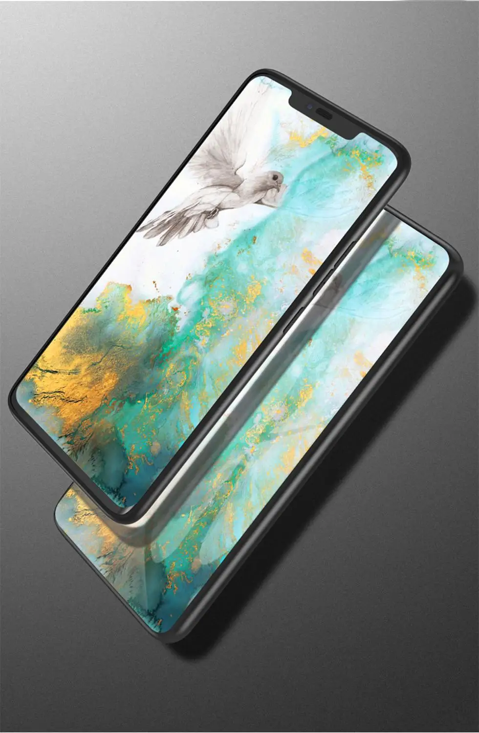 Роскошный мягкий Силиконовый противоударный чехол с рисунком под мрамор для Google