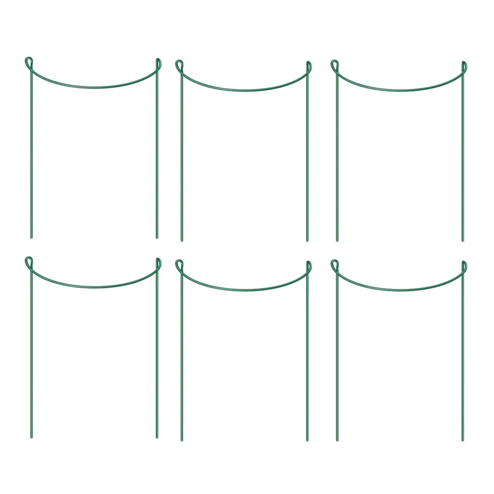 

6pcs Plant Support Stands Plant Supporting Frame Half Round Support Rods