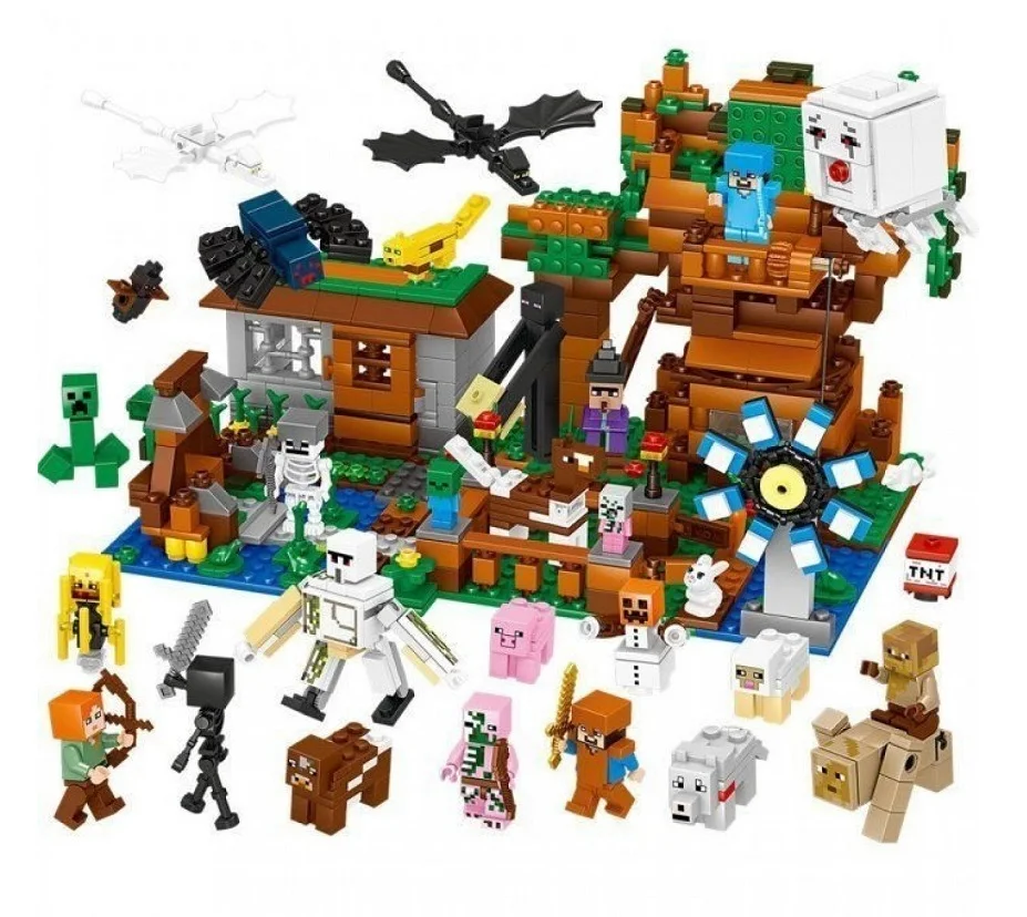 Конструктор блочный детский развивающая игрушка для мальчика Все персонажи