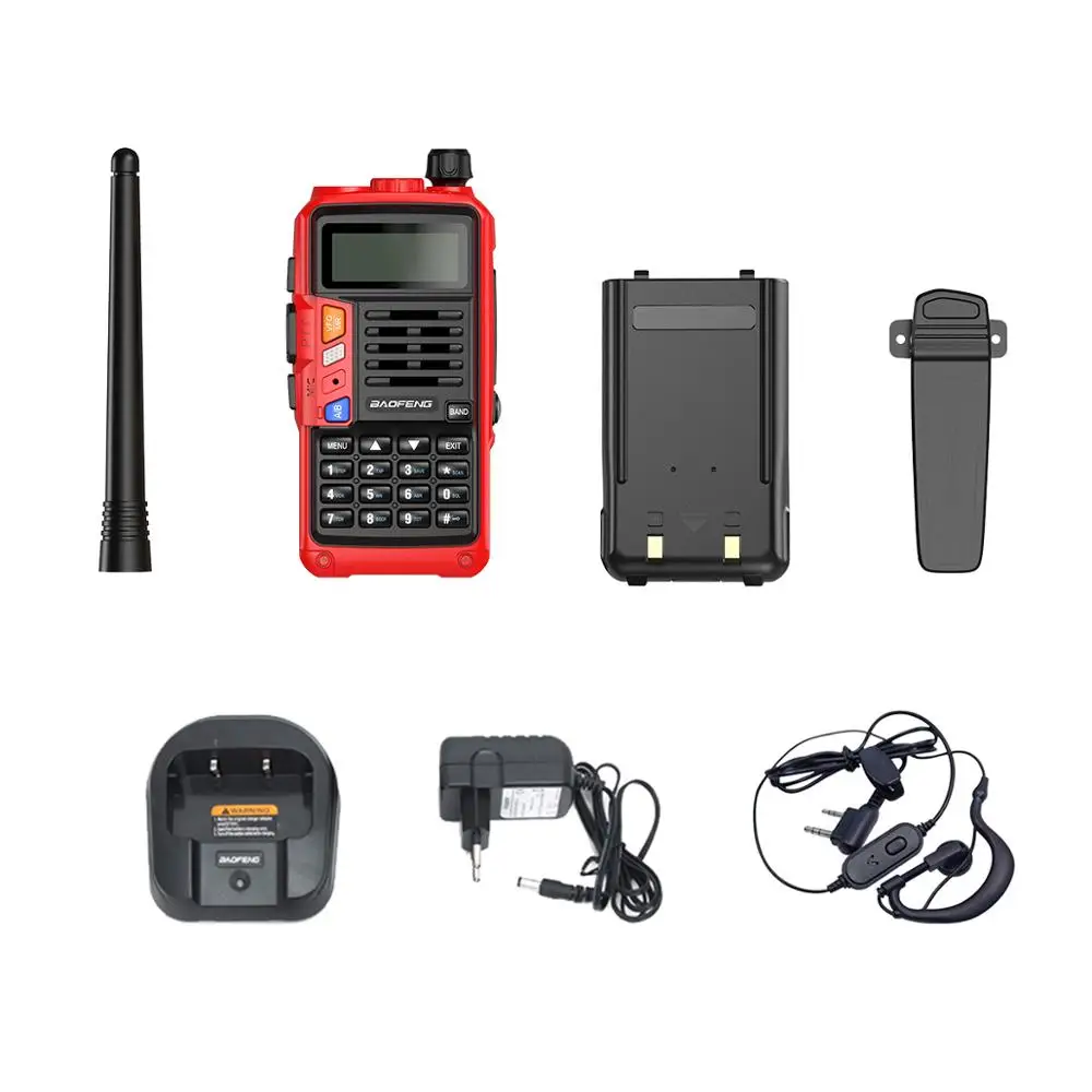 

2021 BaoFeng UV-S9 Plus 10W Portable Walkie Talkie 50km Long Range Ham Radio Transceiver Up of baofeng uv-5r Two Way Radio