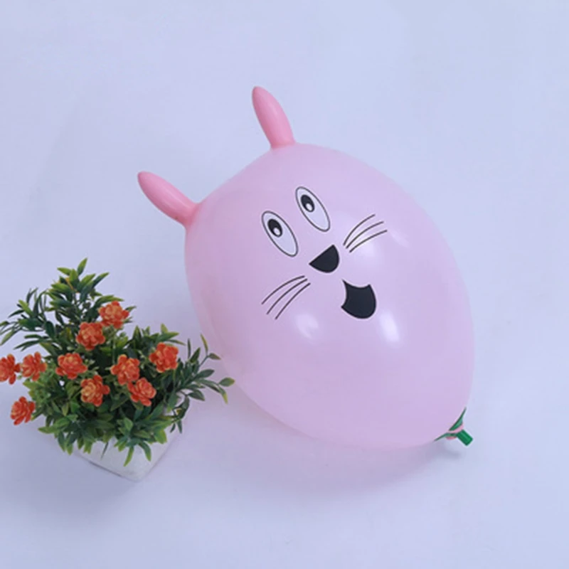 

New Cute Rabbit Inflatable Ball Wedding Party Decoration Latex Balloons Kids Toy