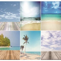 vinyl custom photography backdrops prop beach and blue sky photography background j20228 31