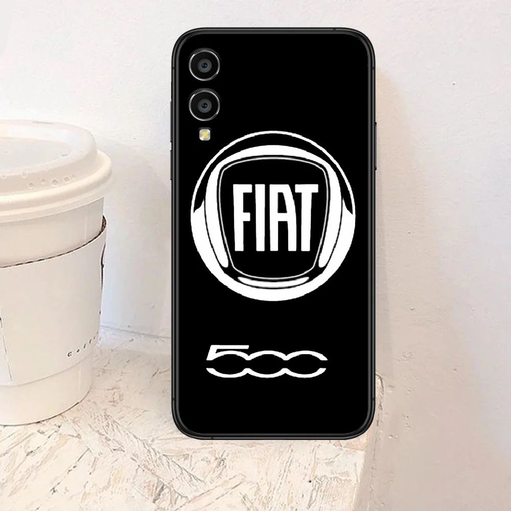 

fiat car Phone Case For Huawei Honor 6A 7A 7C 8 8A 8X 9 9X 10 10i 20 Lite Pro Play black Back Trend Bumper Soft Waterproof Tpu