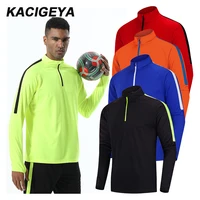 custom football jersey gym training sports cycling top quick drying long sleeve running jogging men outdoor jacket