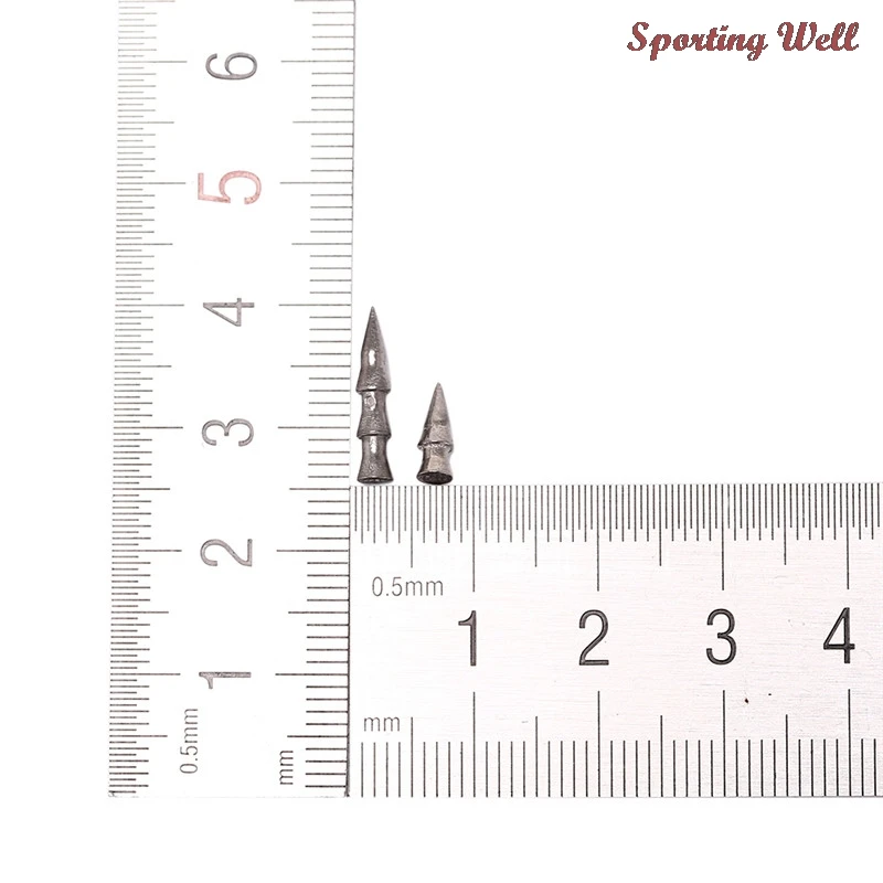 

5pcs/8pcs Tungsten Nail Pagoda Fishing Sinker Small Thin Worm Weights Sinkers Fishing Tackle Insert Into Soft Plastic Lures