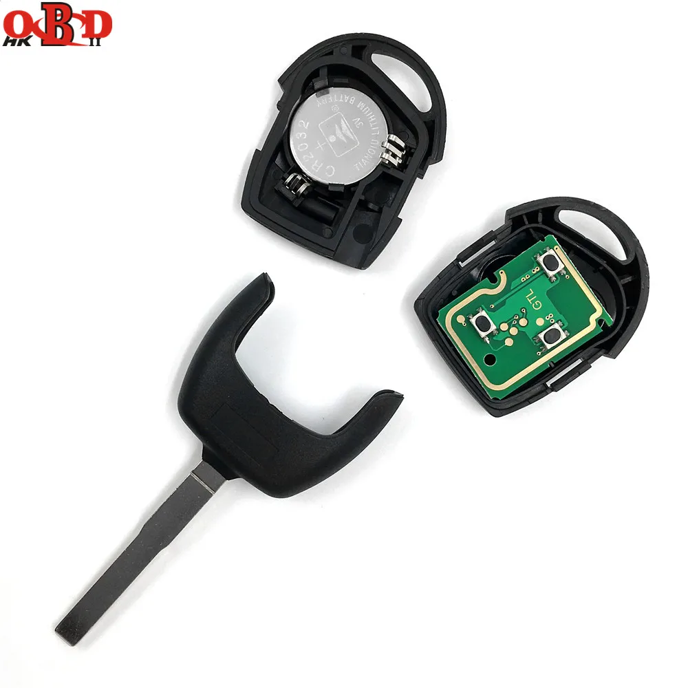 

HKOBDII 3 Buttons Top Quality 433MHZ Remote Emtru Key Fob 4D63 chip For Ford Mondeo Fiesta Focus