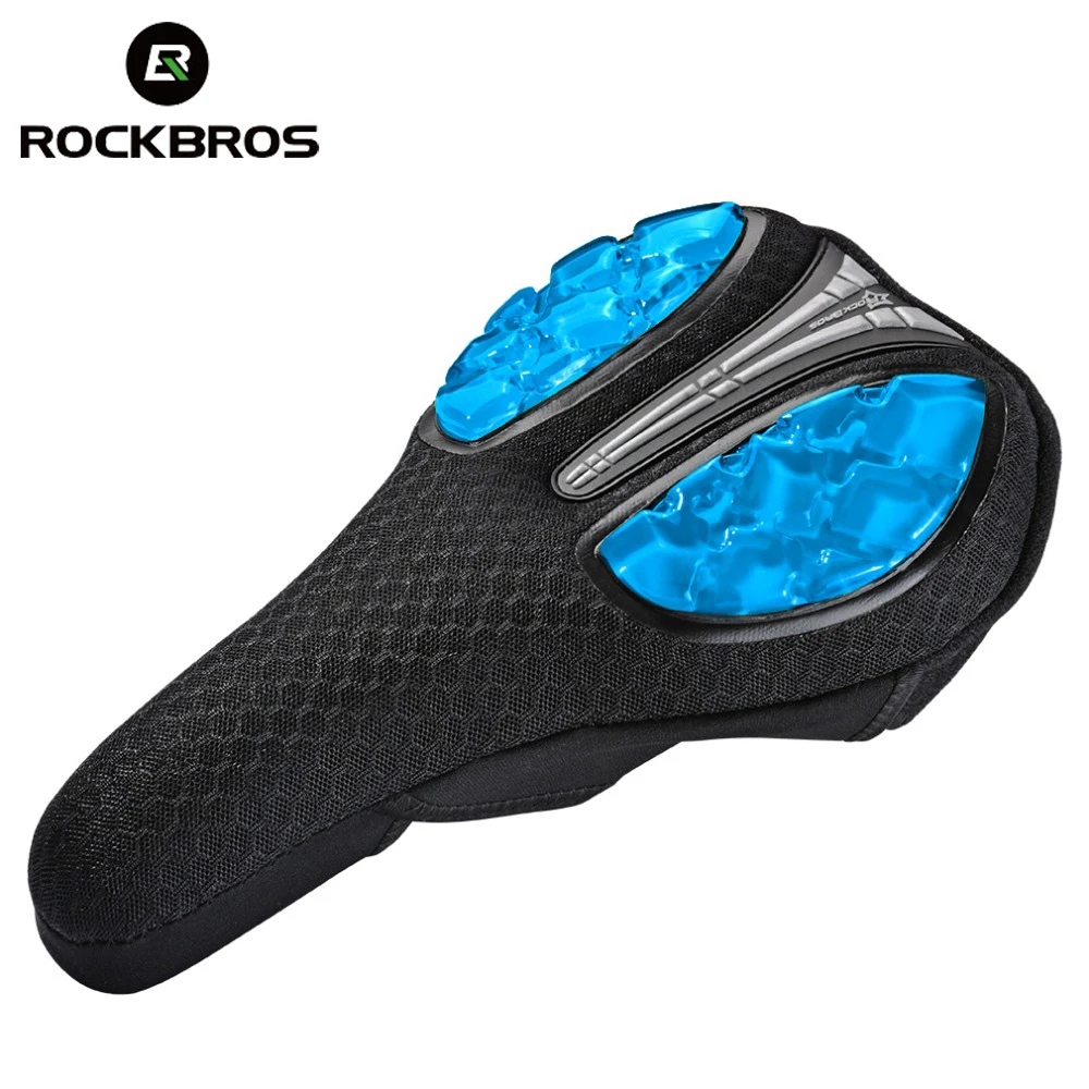 

ROCKBROS Bicycle Liquid Silicone Front Saddle Cover Mountain MTB Road Bike Soft Sponge Gel Cushion Saddle Seat Bicycle Accessori