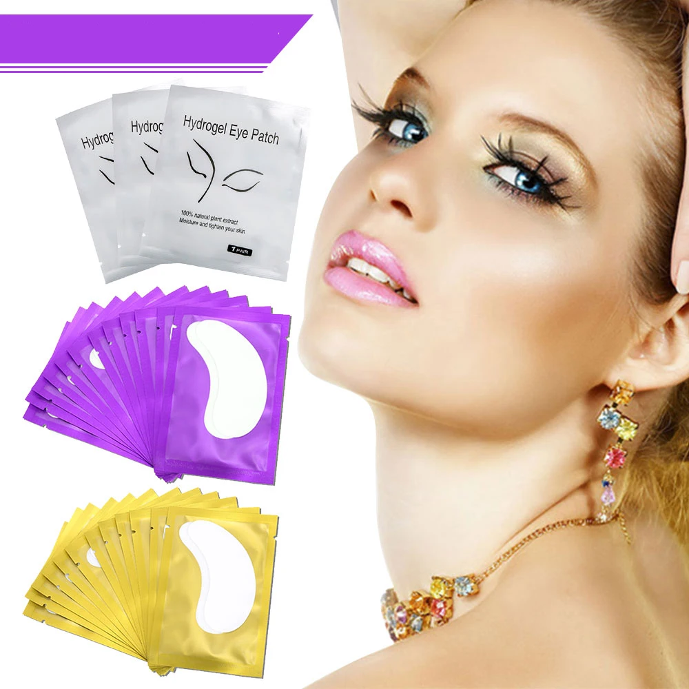 Патчи бумажные под глаза для наращивания ресниц наклейки инструменты макияжа