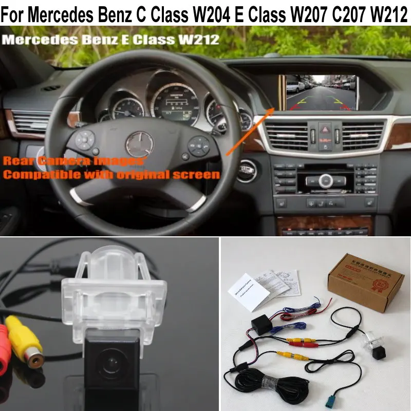 Для Mercedes Benz C Class W204 E W207 C207 W212 E200 E230 E350 E250 RCA и оригинальный экран совместимый с HD