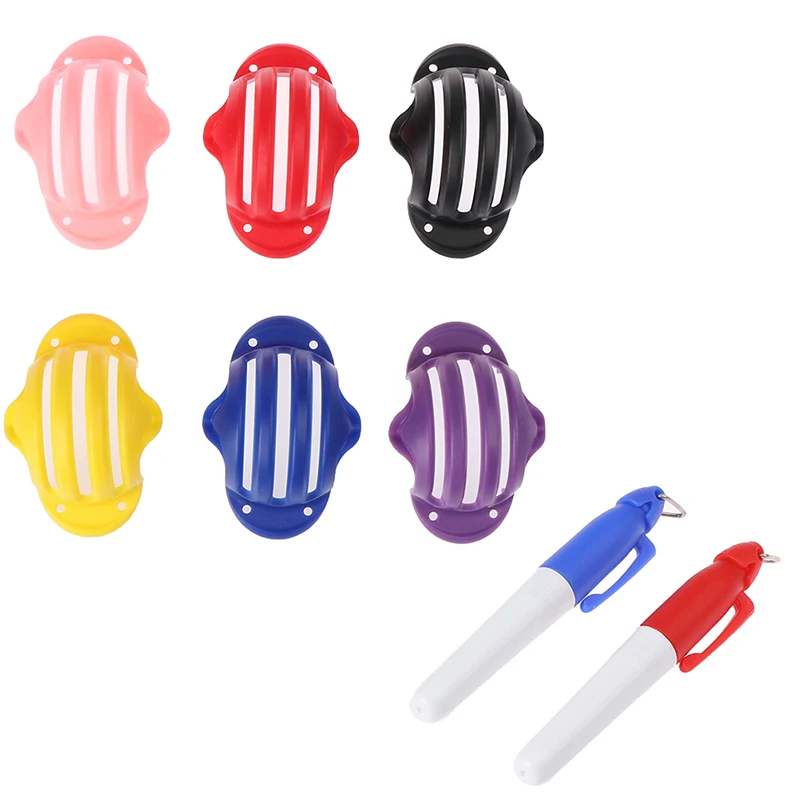 

1Set Golf Ball Alignment Identification Tool Putt Positioning Ball Golf Line Marker Golf Training Template Alignment Mark Tool