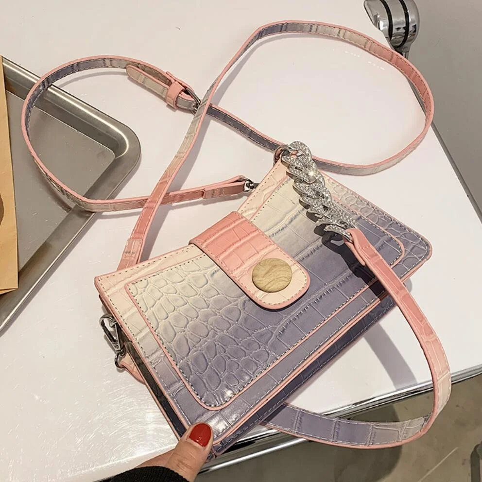 

Stone pattern Square Armpit bag 2021 New High-quality PU Leather Women's Designer Handbag Luxury brand Shoulder Messenger Bag