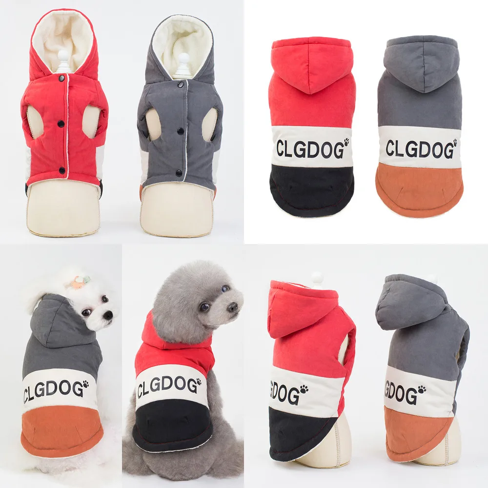 

Warm Dog Outfit Winter Pet Clothes Dog Vest Coat Jacket Puppy Yorkshire Pomeranian Poodle Bichon Schnauzer Pet Costume Dropship