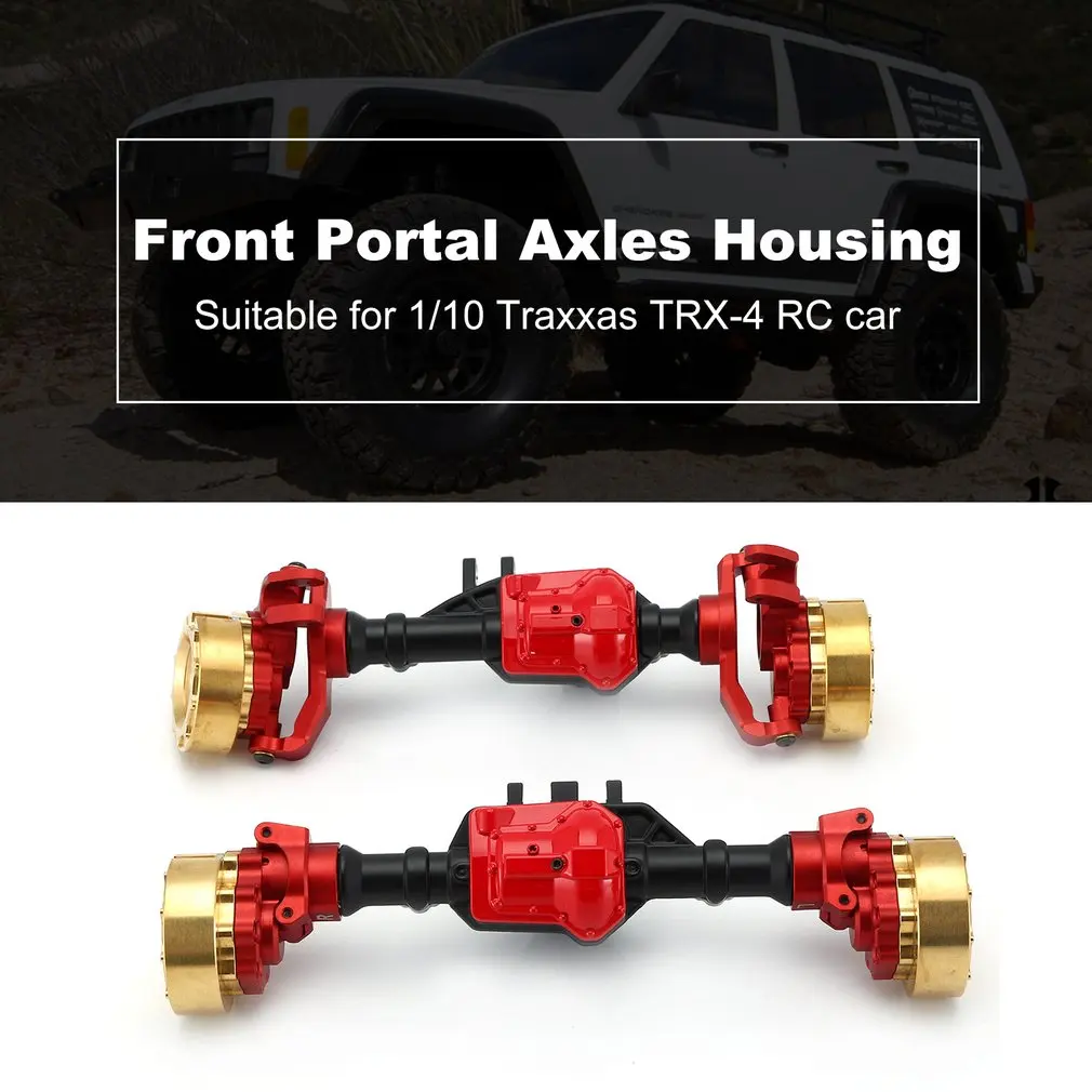 Передний Задний портальный осей корпус для фрез ЧПУ алюминиевый сплав RC Crawler