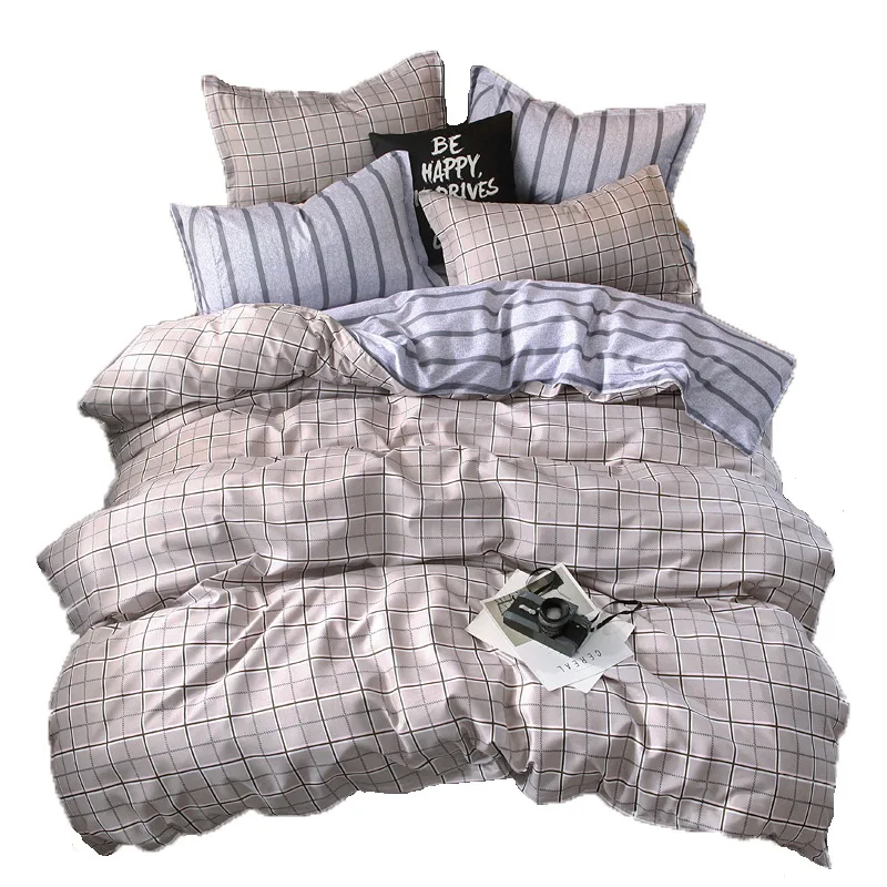 

Bedding Skin-Friendly Cotton Four-Piece Set Imitation Cotton Bedding Set luxury Set Sheet Duvet Cover Pillowcase