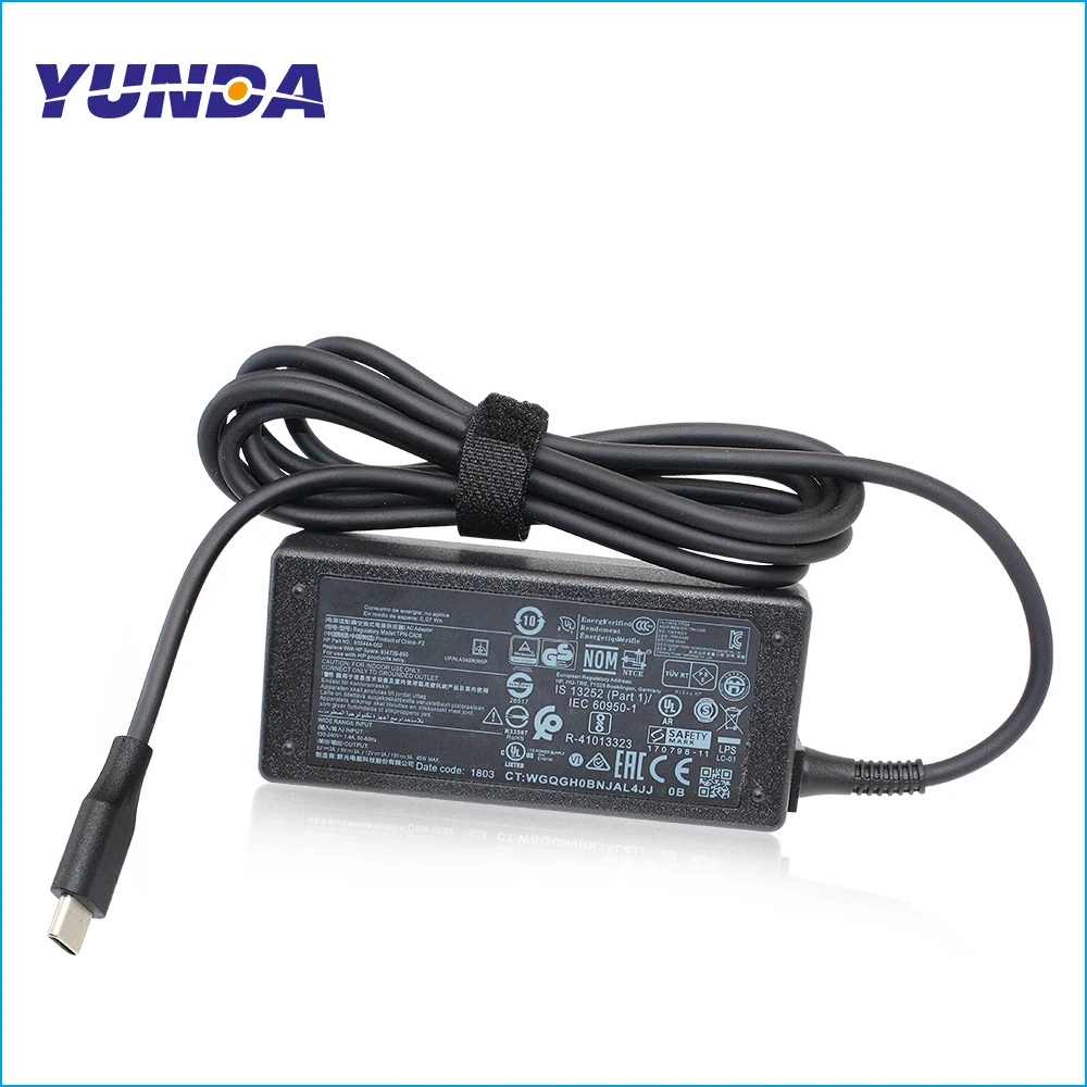L43407-001 934739-850 45w Type-C AC адаптер питания зарядное устройство Chromebook 15v 3a | Электроника