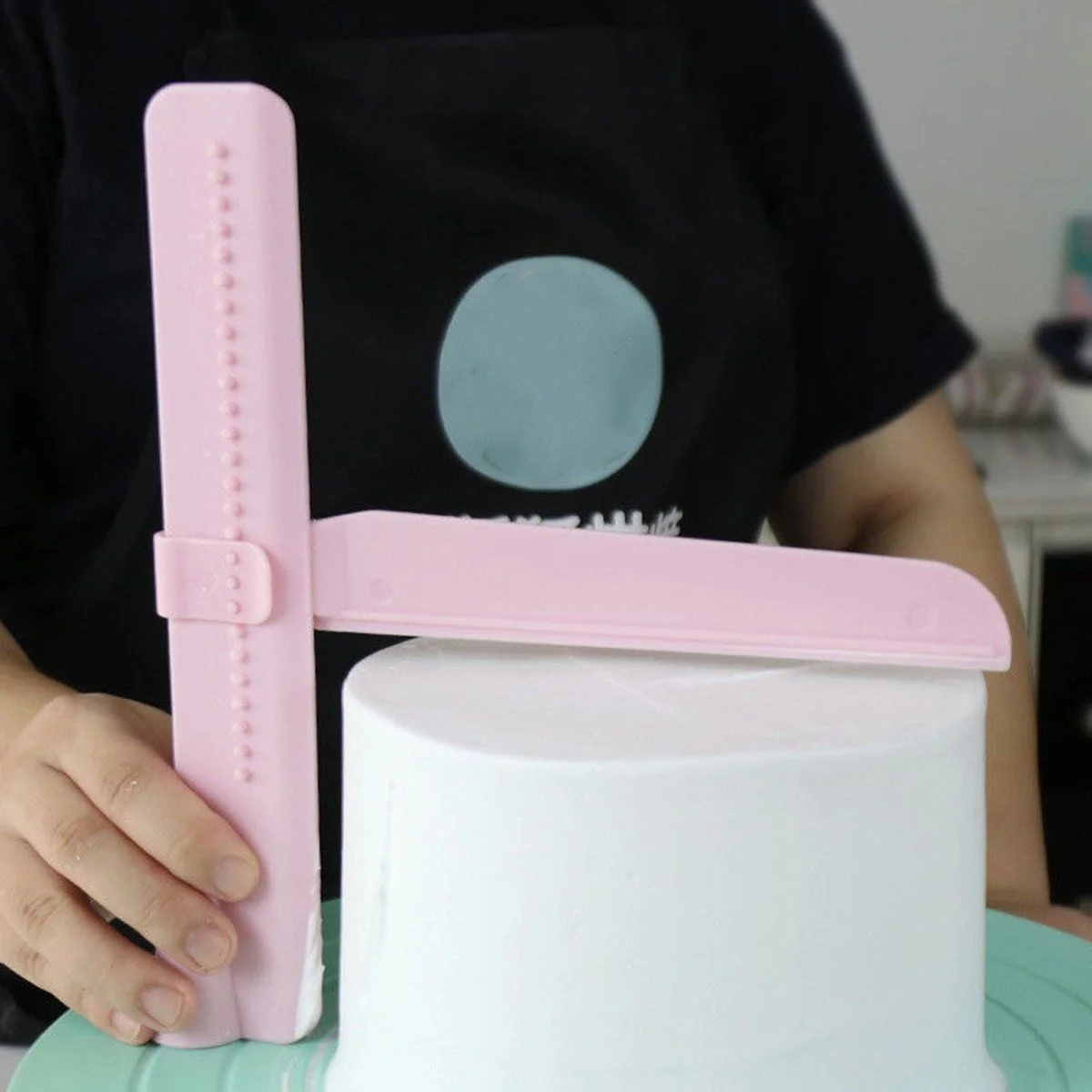 Регулируемый торт Гладкий инструменты резак украшения помадки Sugarcraft глазурь