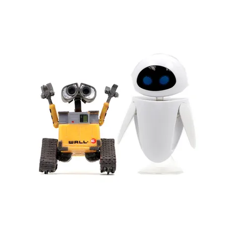 Новое поступление, роботы Wall-E и EVE, экшн-фигурки из ПВХ, коллекционные модели, игрушки, куклы с коробкой