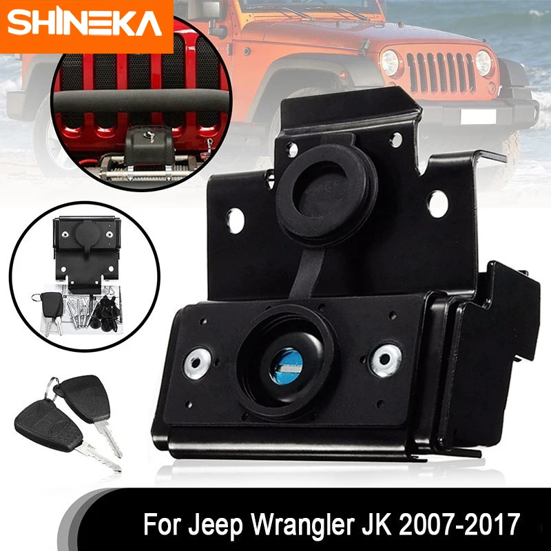 Замки и фурнитура для Jeep Wrangler JK 2007 2017 Автомобильная Противоугонная защелка