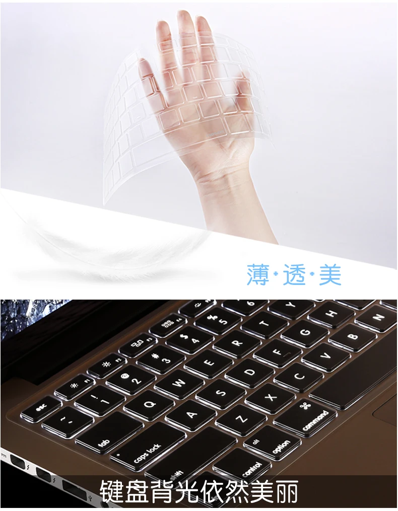 Laptop Keyboard Cover For Microsoft Surface Book 2 13 15 13.5 15.6 Inch Laptop 1/2 Notebook Protective Skin TPU Clear Film