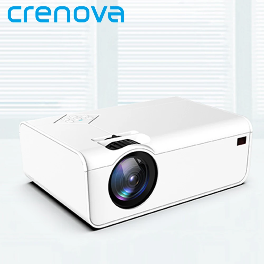 Мини проектор CRENOVA A13 (Android опционально) разрешение 1280*720P поддержка 4K с WIFI 3D Bluetooth