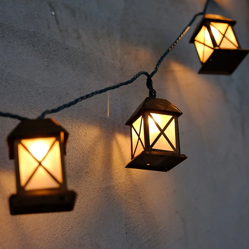 Гирлянда светильник s Ретро стиль домашний фонарь Рождественский декоративная