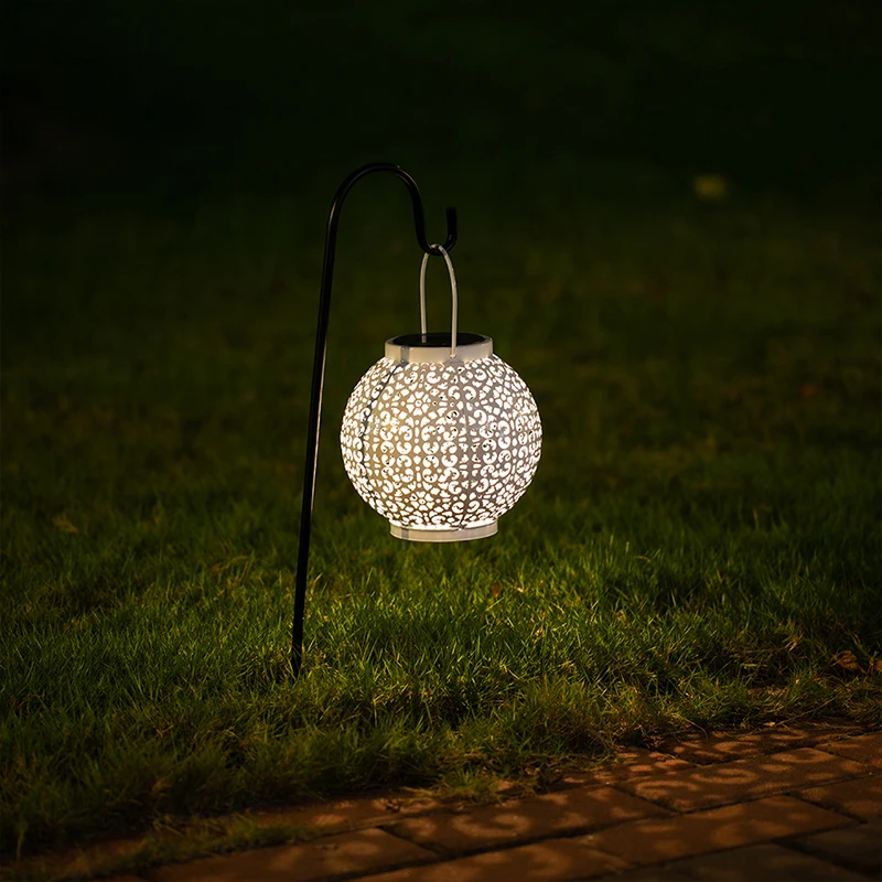 

2 PACK Solar Lantern LED Lights Outdoors Waterproof For Garden Landscape Yard Decoration Lamps Street Lantern Balcony Sunlight