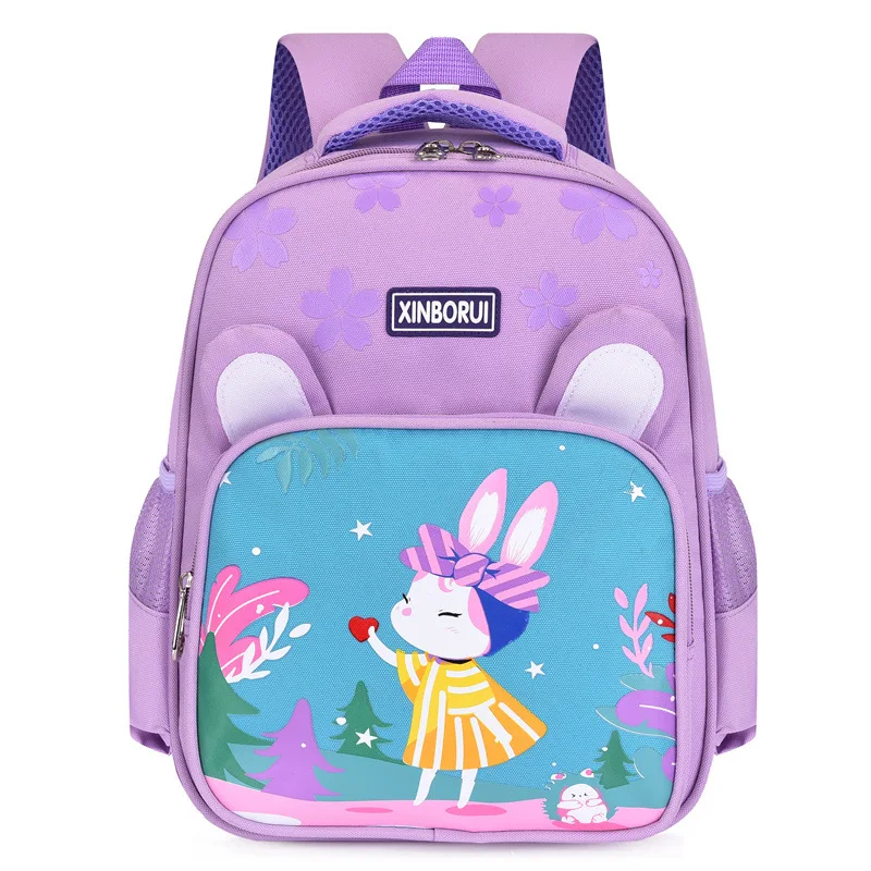 

Girls Cute Kawaii Bag Children Backpack Large-capacity Boys Backpack Kids Schoolbag Cat Tiger Lion Animal Bags