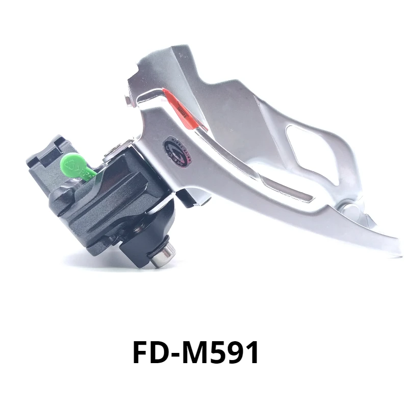 m591 Deore FD M610 M591 Передний переключатель MTB велосипеда горный велосипед части для 3x10S 30S скорость - Цвет: m591