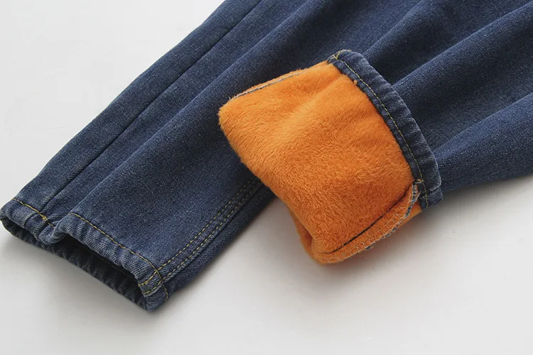 

Winter Female Thick Plus Velvet Fleece Warm Women Skinny Jeans trousers High waist Stretch Denim Pencil Pants Plus size 5XL 6XL