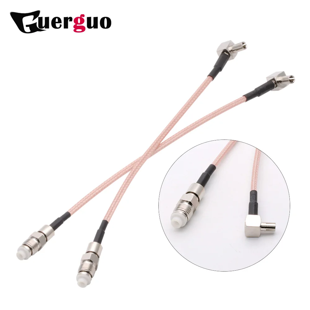 

New TS9 Right Angle pigtail cable FME Female Jack Switch RG316 Wholesale 15CM 6" for HUAWEI E156