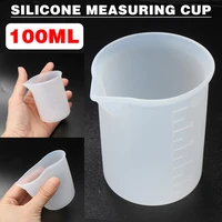 measuring cup silicone resin glue transparent cup kitchen cake baking mold handmade diy practical tools