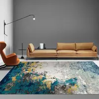 Fashion Modern Nordic Carpet For Living Roomold Abstract Multi-Color Ink Kitchen Living Room Bedroom Bedside Floor Mat Rugs