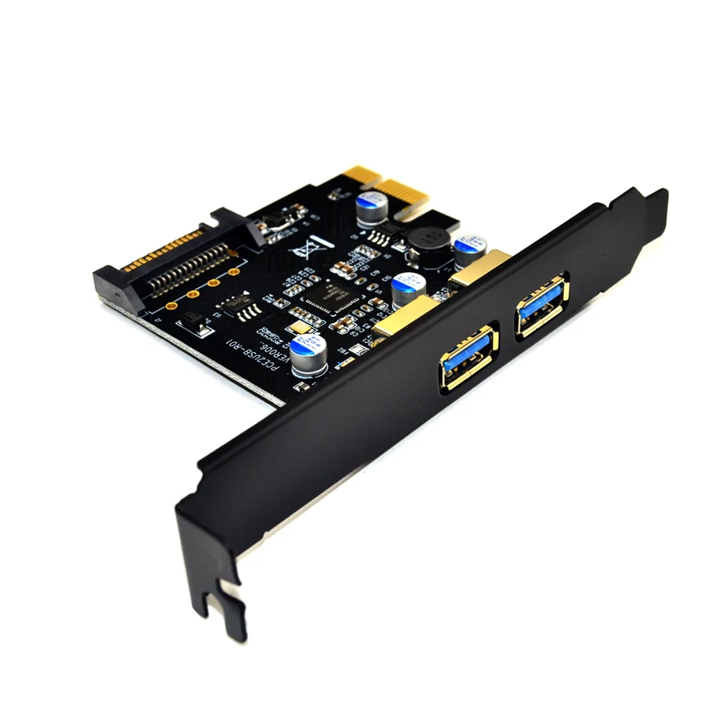 USB 3 0 PCI E USB3 карта адаптер 5 Гбит/с PCIE 2 портами плата Express карты расширения SATA