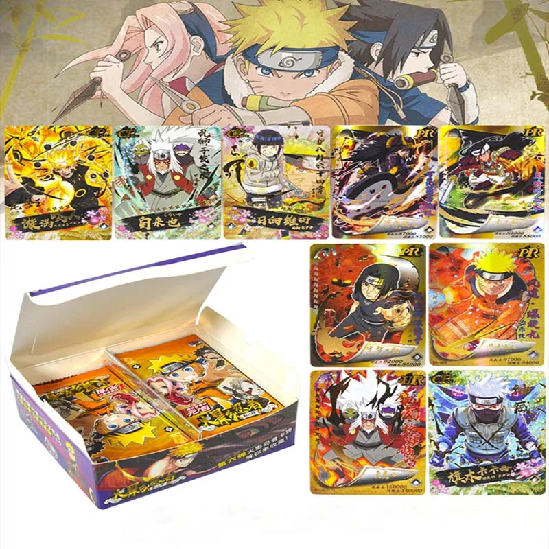 Naipes-Cartas de papel de cartas para ni&ntilde;os, juego de cartas de un juego, perif&eacute;rico de anim&eacute;, colecci&oacute;n de personajes, regalo para chico-1