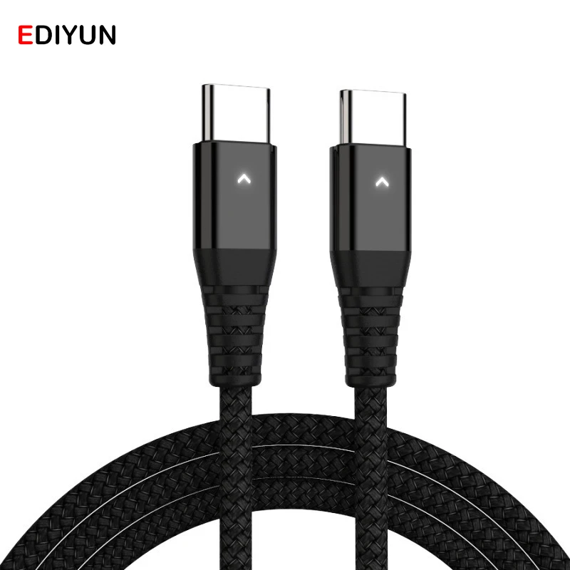 

Applicable type-c data cable double head C to C mobile hard disk computer MacBook airPD fast charge 60W
