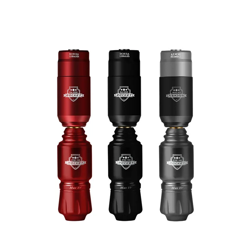 Набор мини-тату-машинки Rocket с японским двигателем беспроводной блок питания для